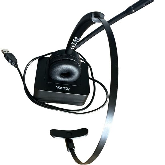 Yamay Bluetooth Wireless Headset with USB Charging Dock - Picture 2 of 4